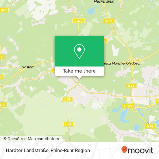 Hardter Landstraße map