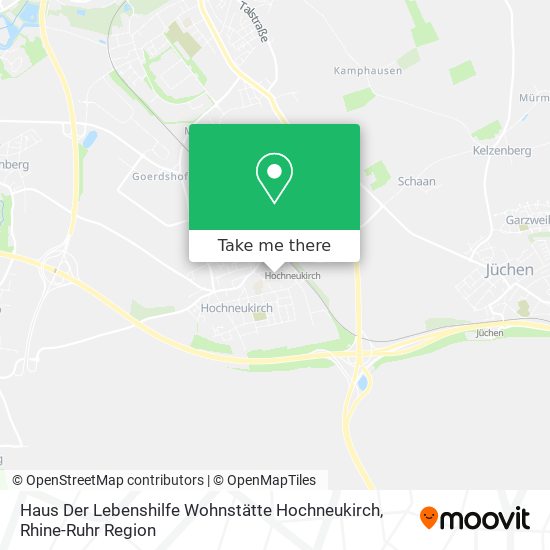 Haus Der Lebenshilfe Wohnstätte Hochneukirch map