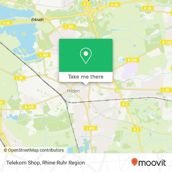 Telekom Shop map