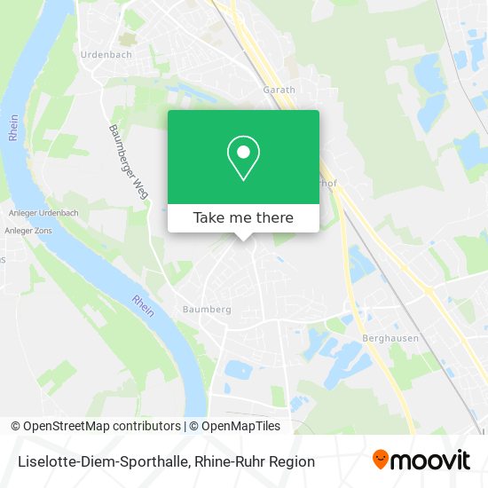 Liselotte-Diem-Sporthalle map