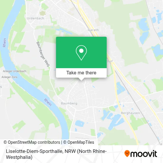 Liselotte-Diem-Sporthalle map