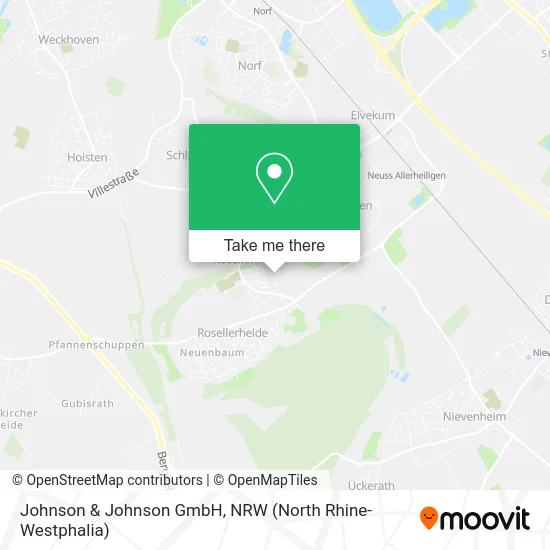 Johnson & Johnson GmbH map