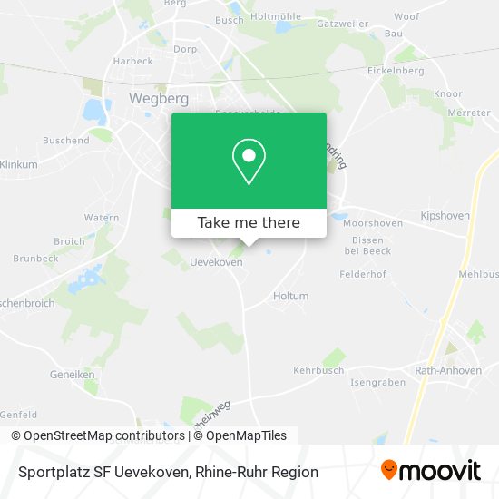Sportplatz SF Uevekoven map