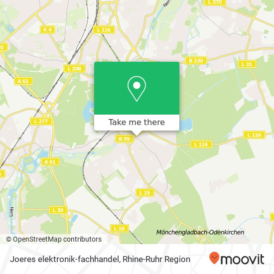 Joeres elektronik-fachhandel map