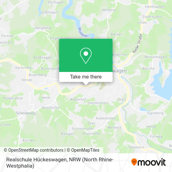Realschule Hückeswagen map
