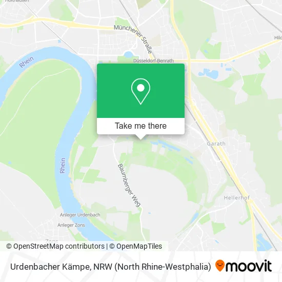 Карта Urdenbacher Kämpe