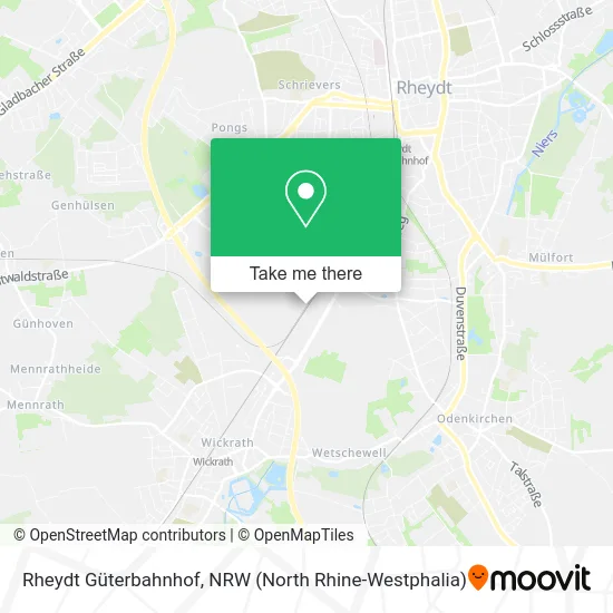 Rheydt Güterbahnhof map