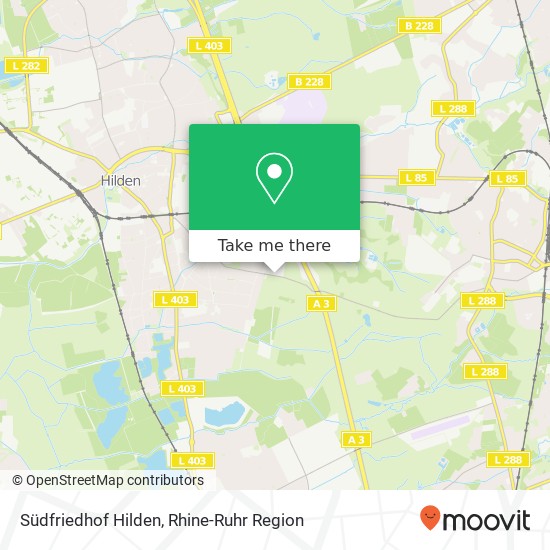 Südfriedhof Hilden map