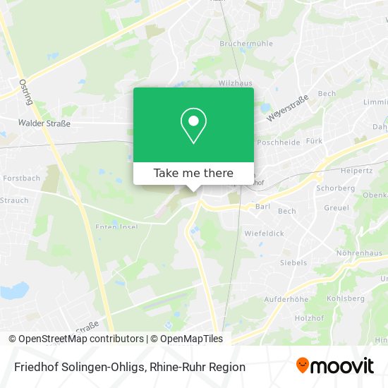 Friedhof Solingen-Ohligs map