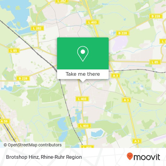 Brotshop Hinz map