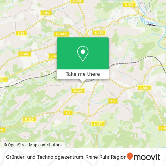 Gründer- und Technologiezentrum map