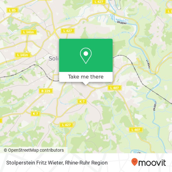 Stolperstein Fritz Wieter map
