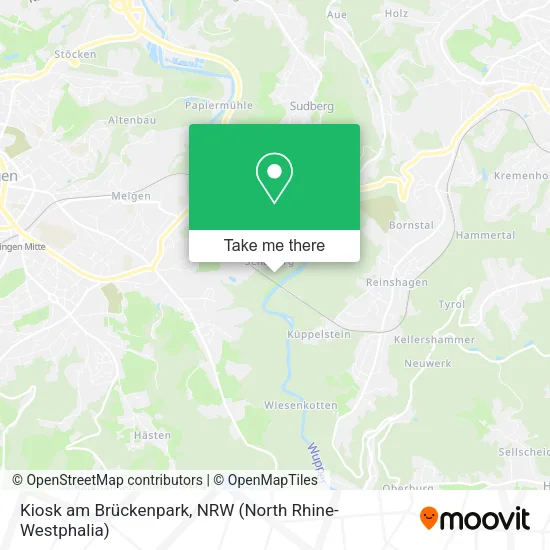 Карта Kiosk am Brückenpark