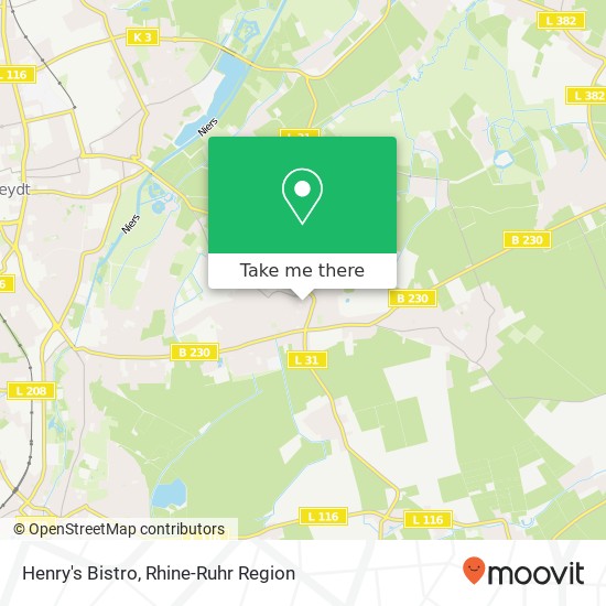 Henry's Bistro map