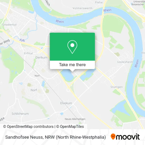 Карта Sandhofsee Neuss