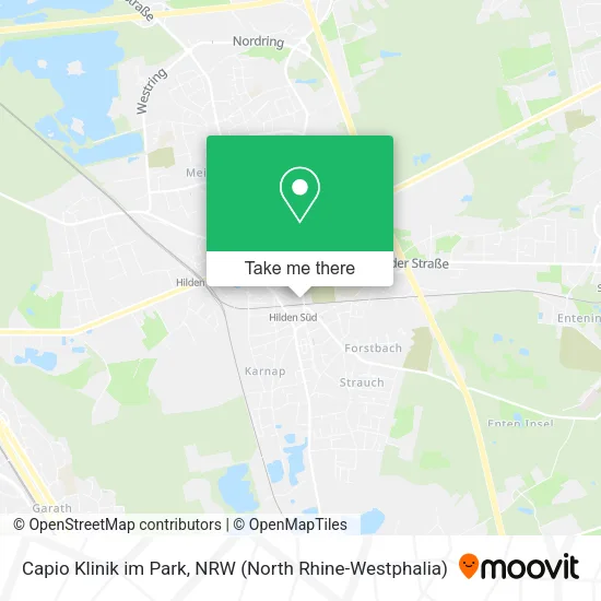 Карта Capio Klinik im Park