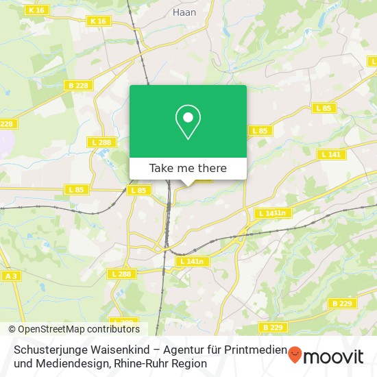 Schusterjunge Waisenkind – Agentur für Printmedien und Mediendesign map