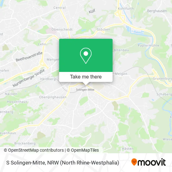 Карта S Solingen-Mitte