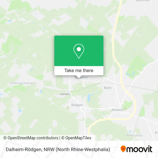 Карта Dalheim-Rödgen