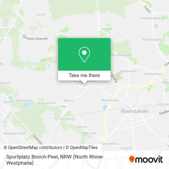 Sportplatz Broich-Peel map