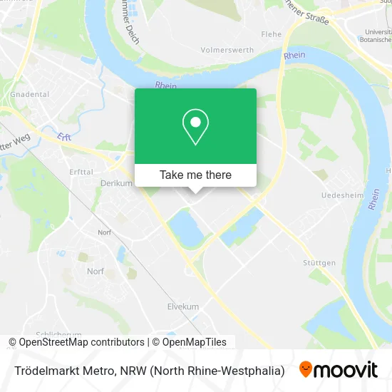 Карта Trödelmarkt Metro