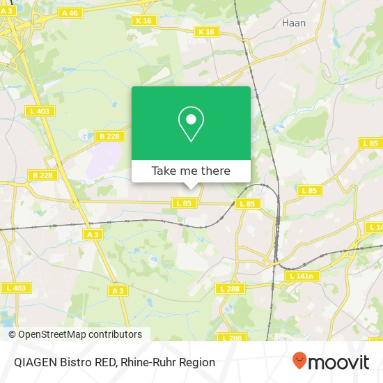 QIAGEN Bistro RED map