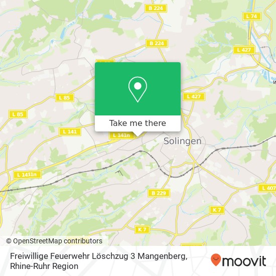 Freiwillige Feuerwehr Löschzug 3 Mangenberg map