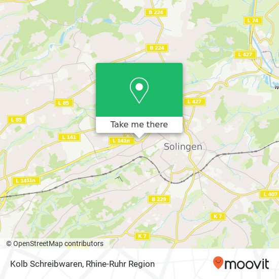 Kolb Schreibwaren map