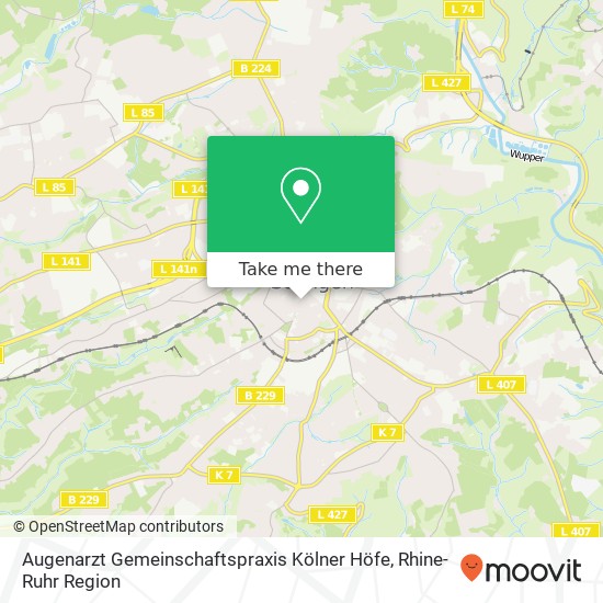 Augenarzt Gemeinschaftspraxis Kölner Höfe map