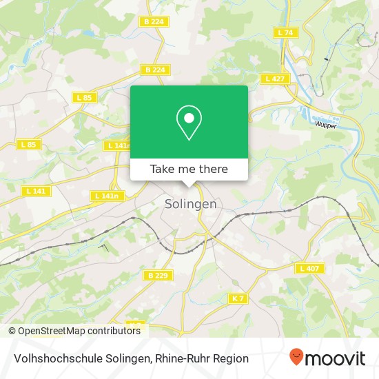 Volhshochschule Solingen map