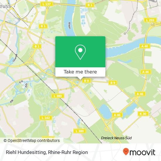 Riehl Hundesitting map