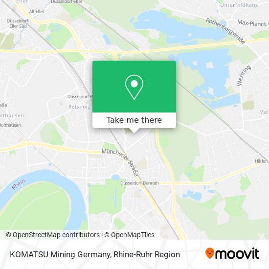 KOMATSU Mining Germany map