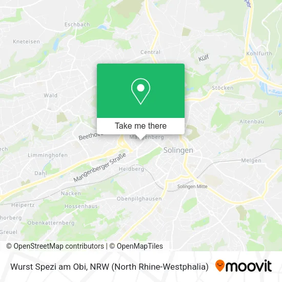 Карта Wurst Spezi am Obi