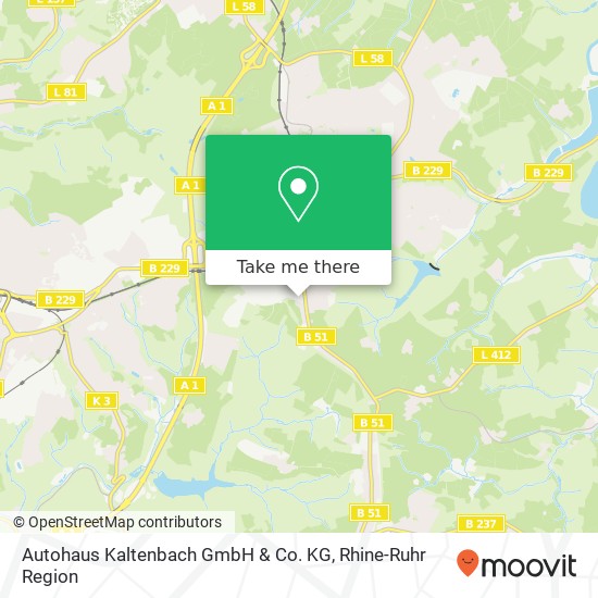 Карта Autohaus Kaltenbach GmbH & Co. KG