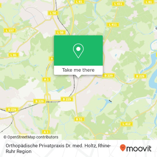 Orthopädische Privatpraxis Dr. med. Holtz map