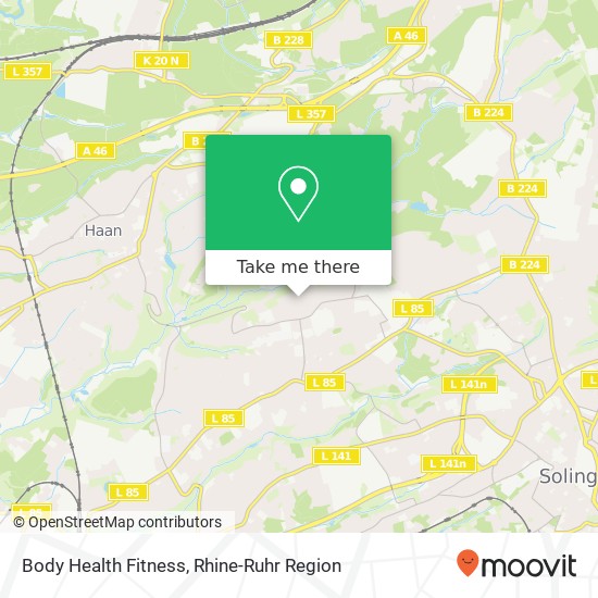 Body Health Fitness map