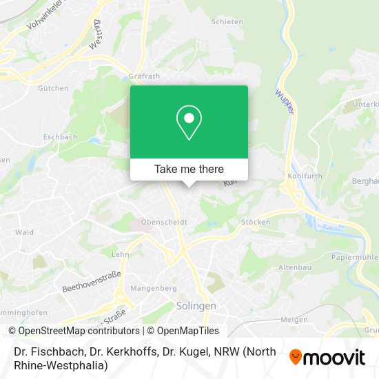 Dr. Fischbach, Dr. Kerkhoffs, Dr. Kugel map