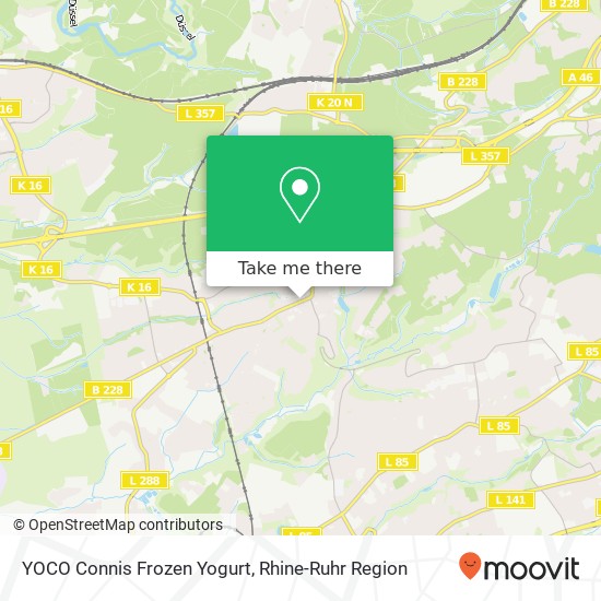 YOCO Connis Frozen Yogurt map