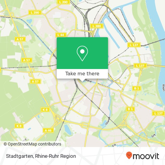 Stadtgarten map