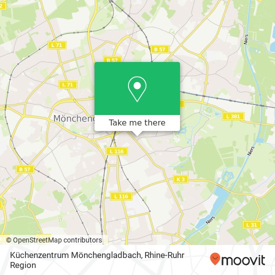 Küchenzentrum Mönchengladbach map