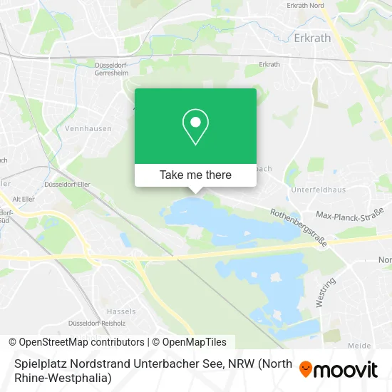 Карта Spielplatz Nordstrand Unterbacher See