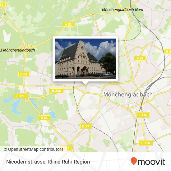 Nicodemstrasse map