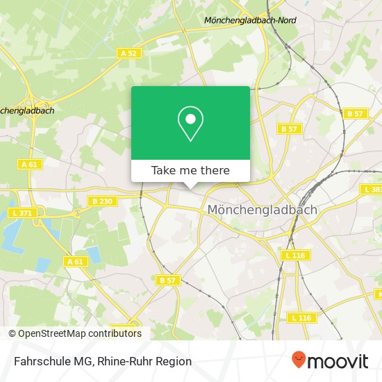 Fahrschule MG map