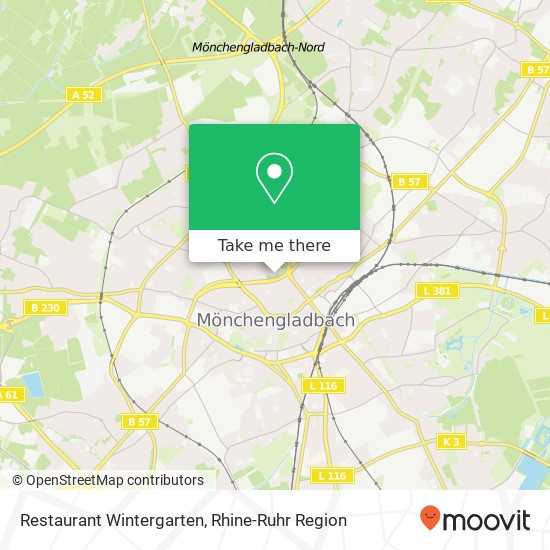 Restaurant Wintergarten map