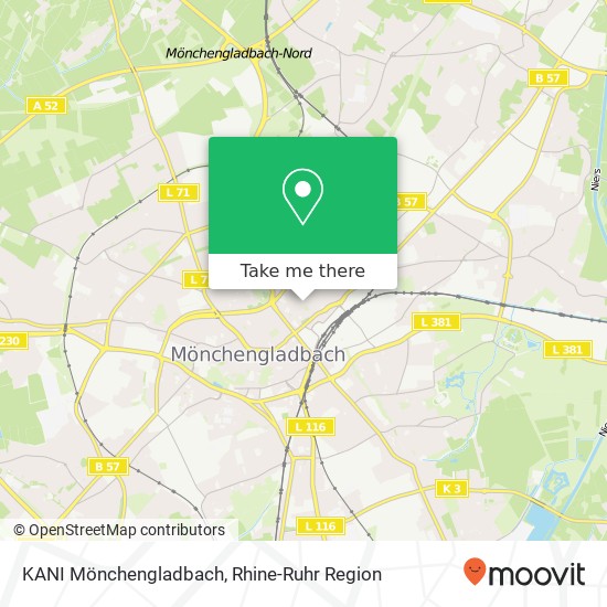 KANI Mönchengladbach map