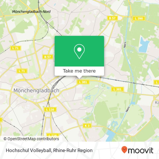 Hochschul Volleyball map