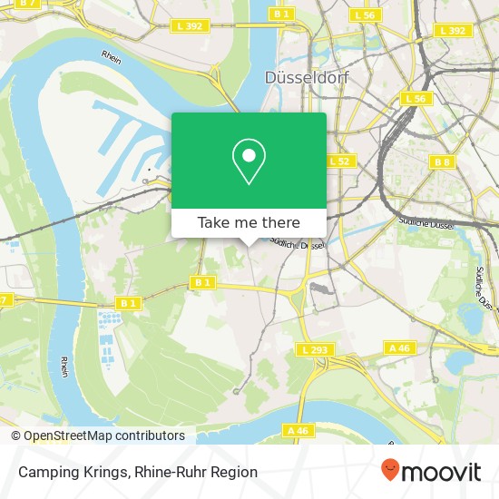 Camping Krings map