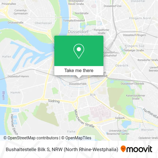 Bushaltestelle Bilk S map