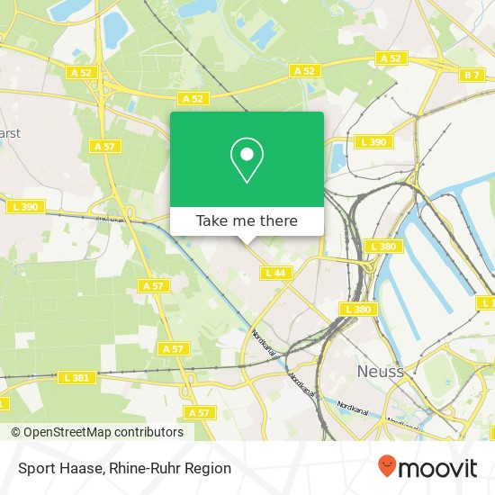 Sport Haase map