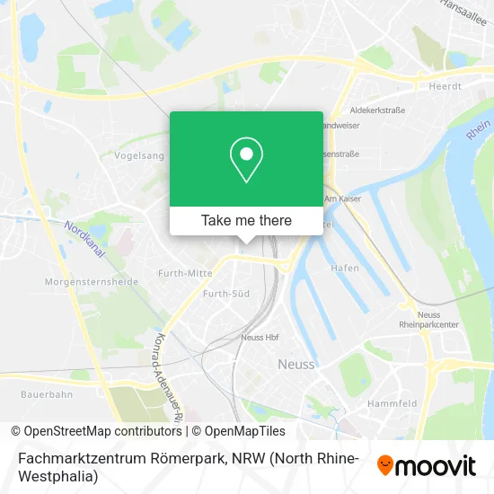 Карта Fachmarktzentrum Römerpark